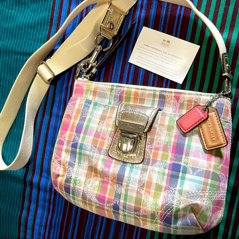 Coach Poppy Madras Purse